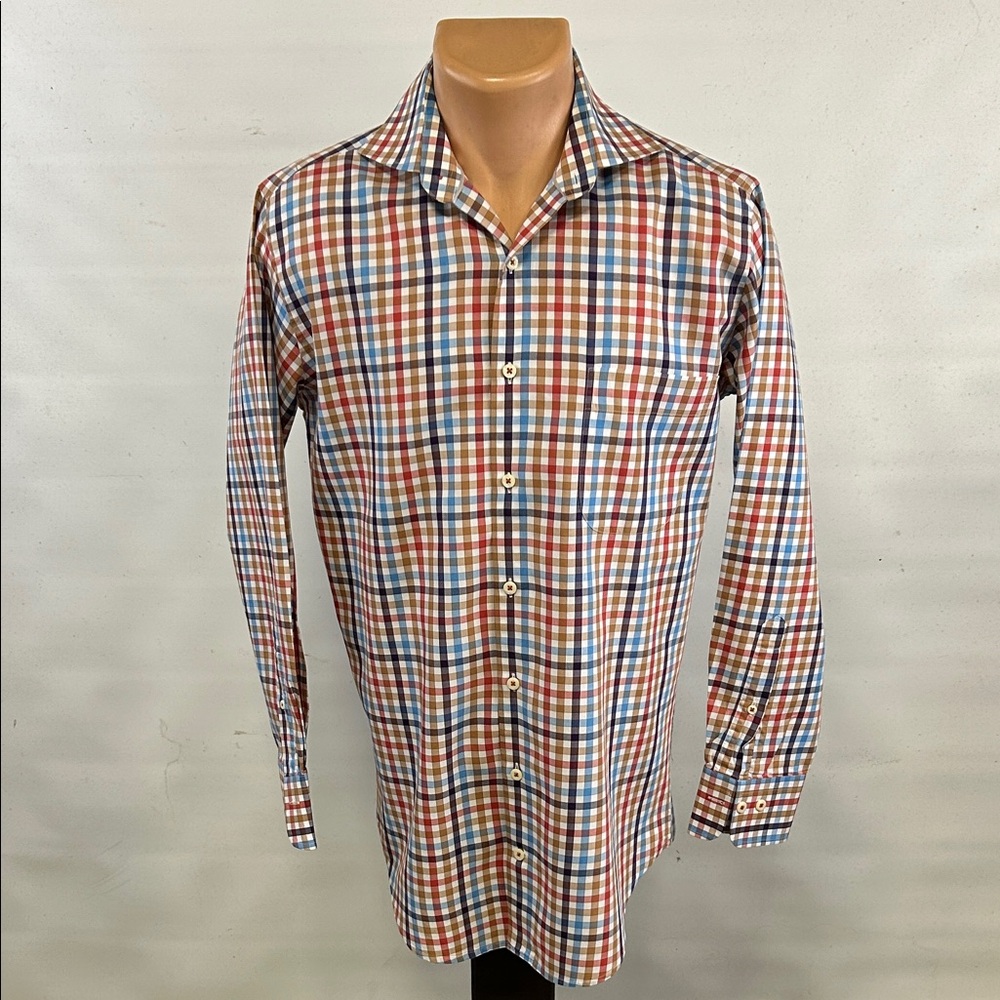 Peter Millar long sleeve button down shirt.  S
